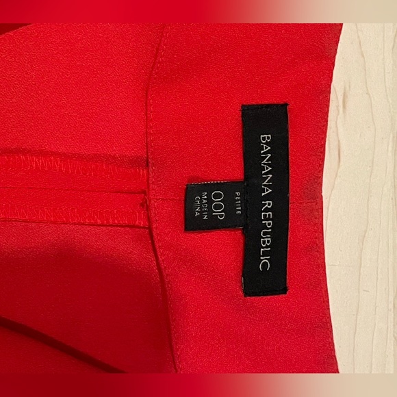 Banana Republic Summer Tangerine Colour Dress Sz 00 Petite - Picture 3 of 3